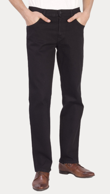 Wrangler - Texas Stretch Jeans Black Overdye - Simonstore.dk 30%