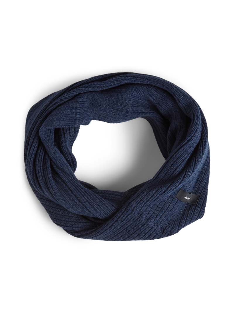 JackJones - Tube halstørklæde - Mørkeblå - - 50%