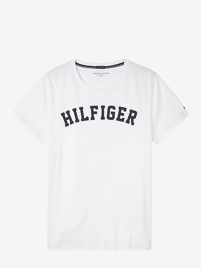 Tommy Hilfiger – Male Logo Tee SS – Hvid