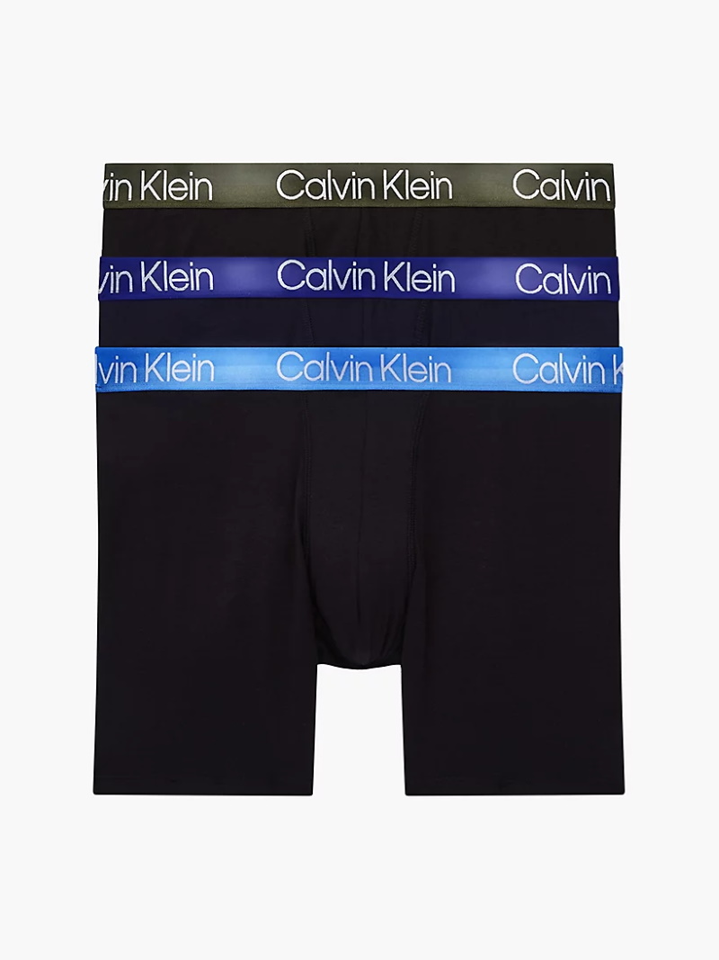 Calvin Klein – Male 3- Pack Boxer Breif – Activ Blue/Fatigues