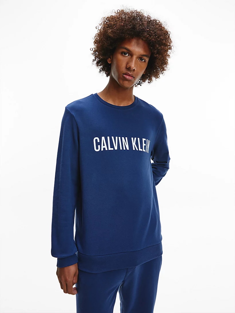 Calvin Klein – Male L/S Sweatshirt – Blue Shadow