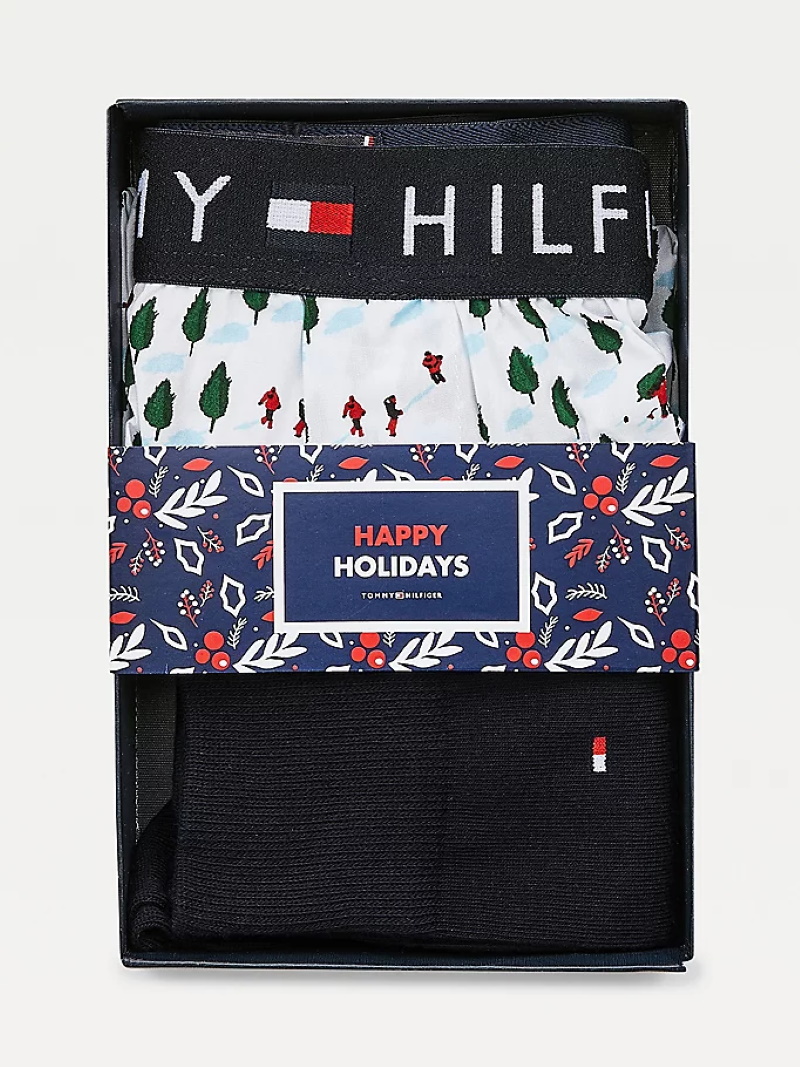 Tommy Hilfiger – Male Trunk & Sock Set – Holiday