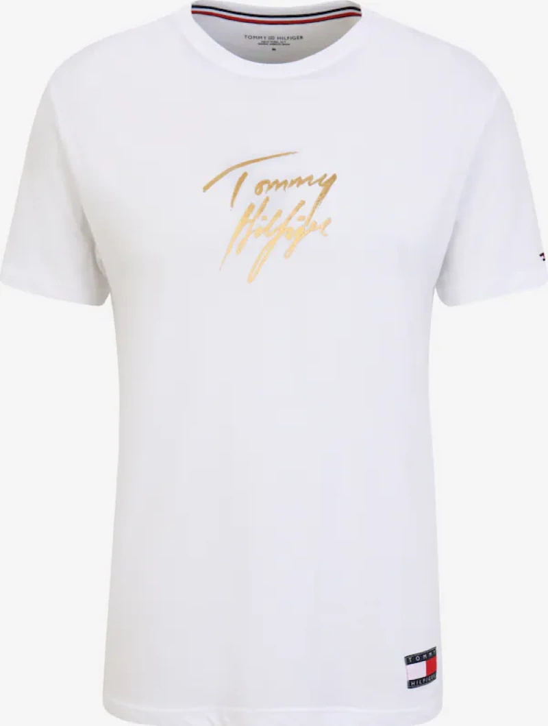 Tommy Hilfiger – Male Logo Tee SS – Pale Gold