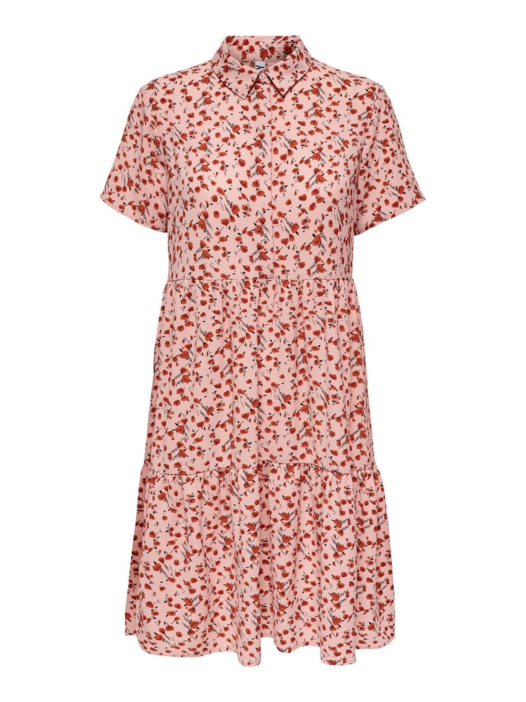 JDY – Piper S/S Shirt Dress – Old Rose