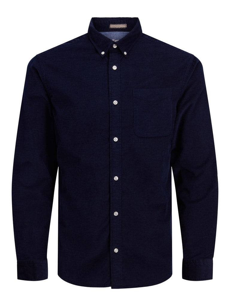 JackJones – Classic Corduroy Shirt – Navy Blazer – 50%