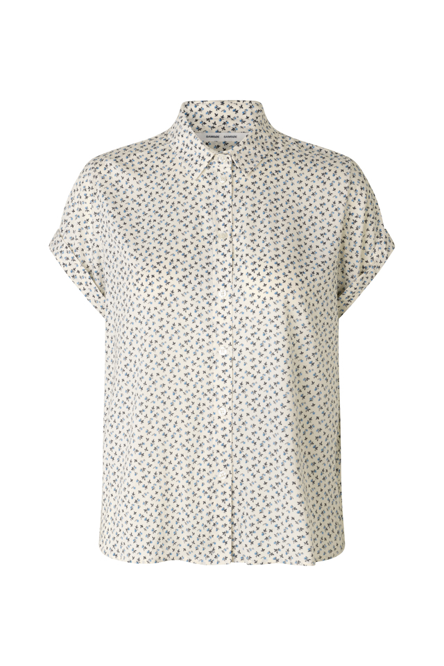 Samsøe Female – Majan SS Shirt 9942 – Bluebell