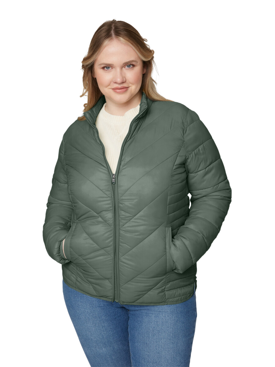 Ciso - Plussize - Dame Quilted - Laurel Green - Simonstore.dk