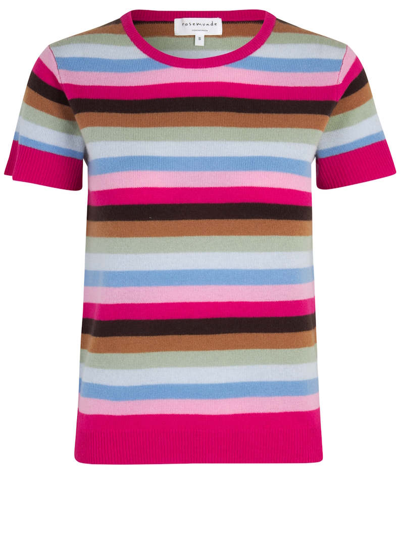 Rosemunde – Wool Pullover – Multi Mix Stripe