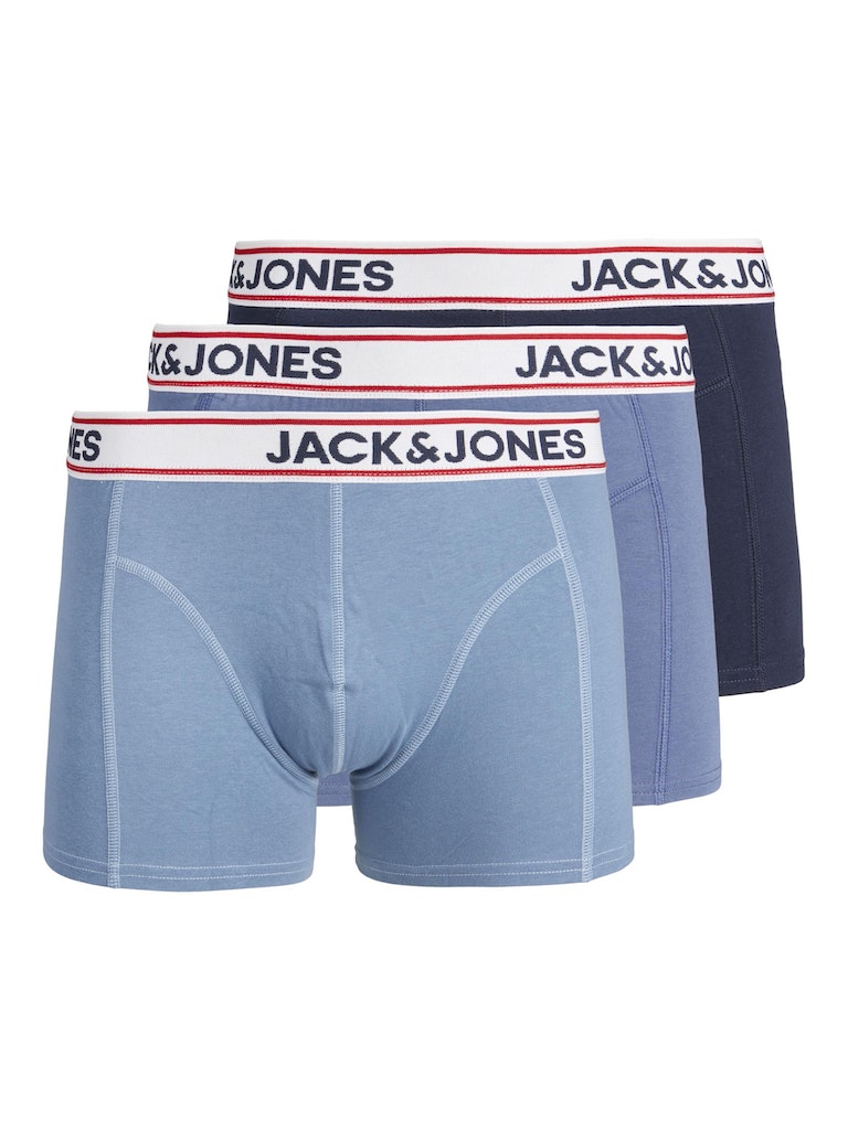 JackJones - Jake Trunks 3-Pack Navy Blazer - Simonstore.dk