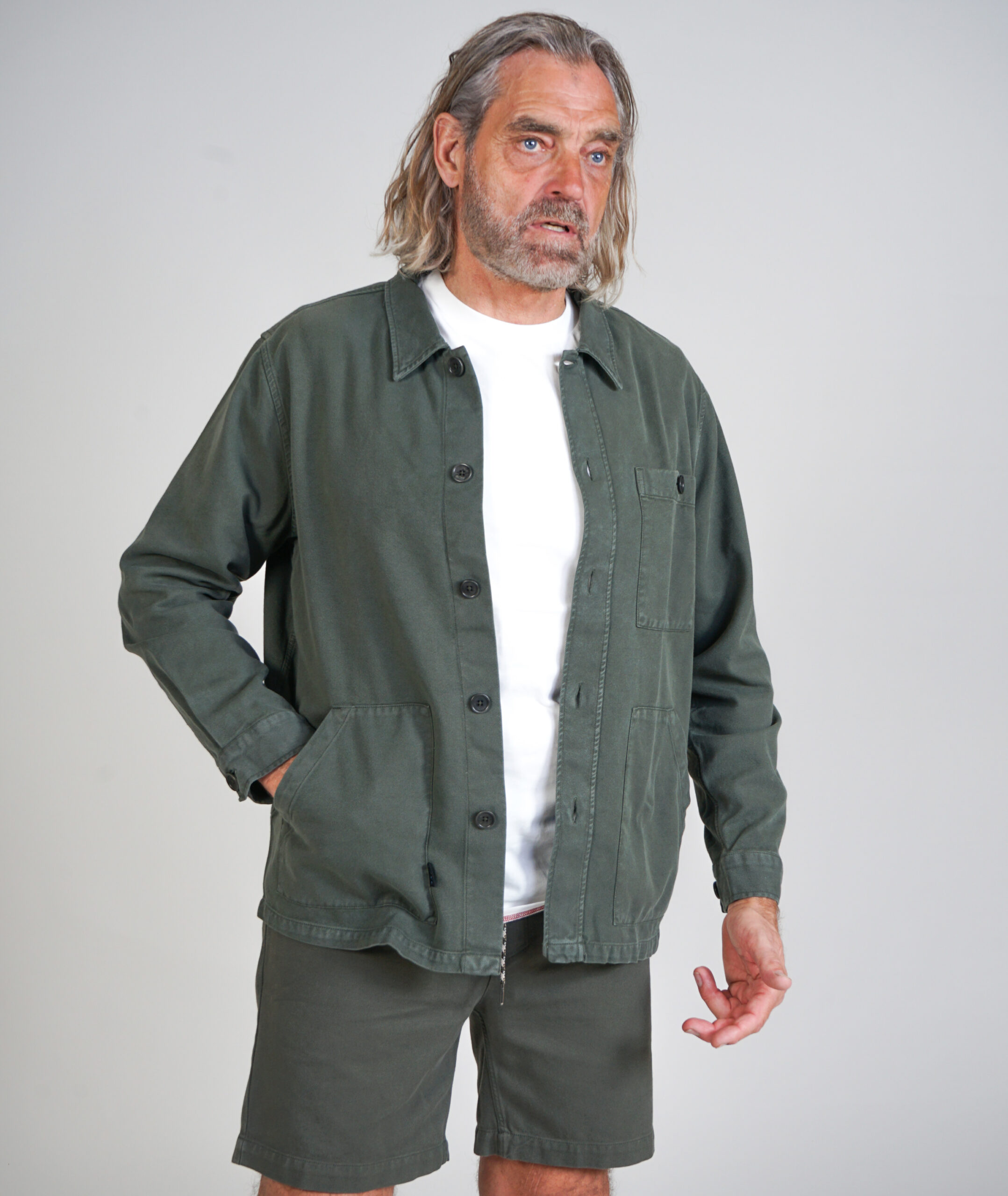 ELSK Male – Eddie Overshirt – Dark Green